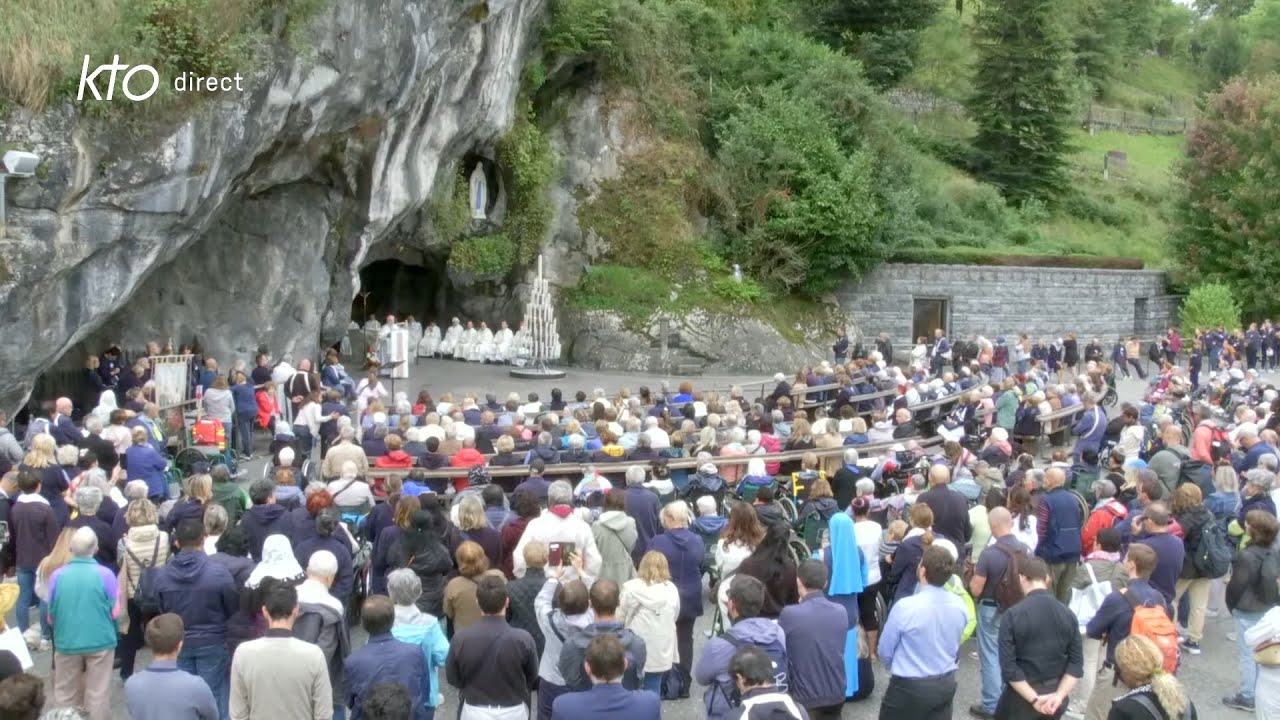 Messe de 10h à Lourdes du 15 septembre 2025