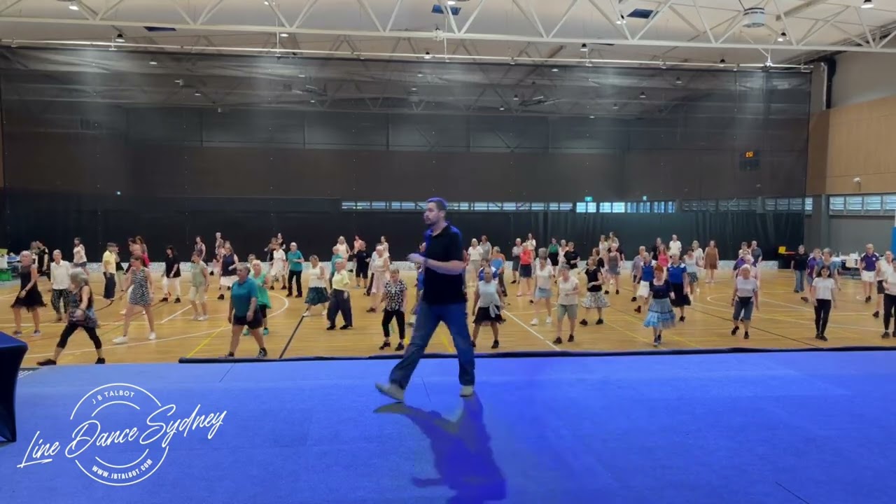Startin Fires Line Dance by Joshua Talbot & Travis Taylor. Woolgoolga workshop demo