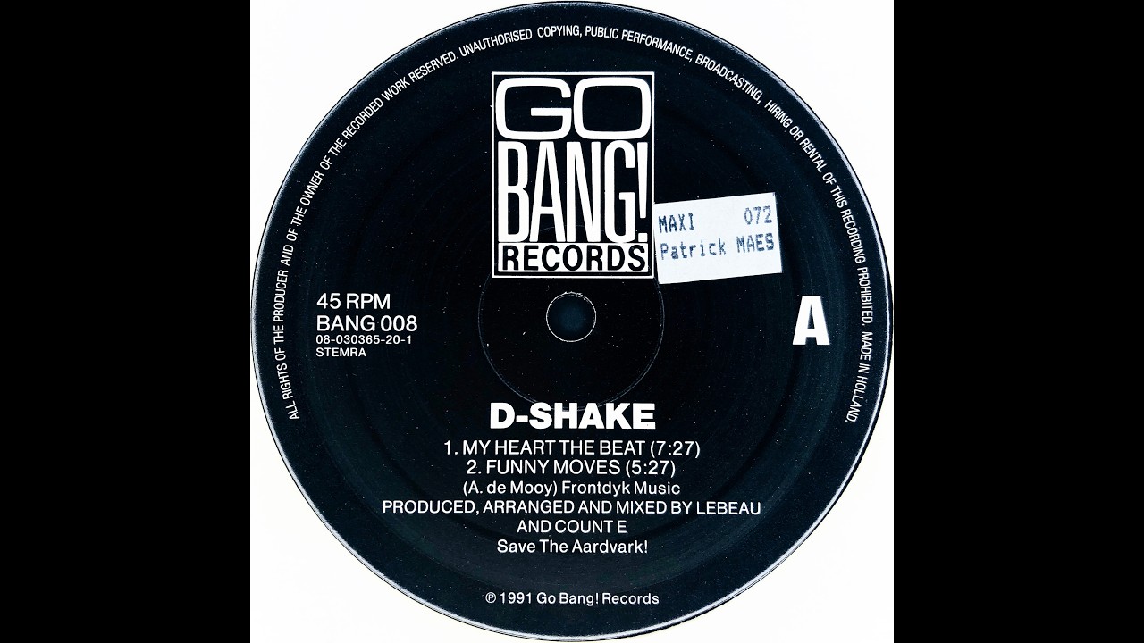 D-Shake • My Heart The Beat (1991)