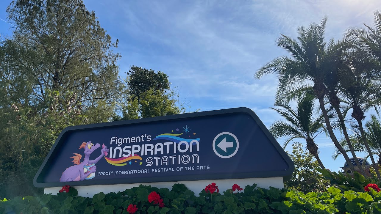 Walt Disney World💜Figment&rsquo;s Inspiration Station✨Epcot Art Festival💫@allthatisdisney Subscribe👍