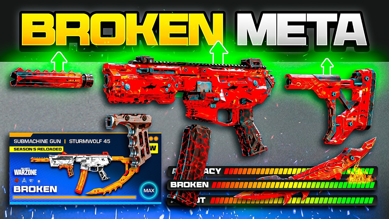 I Found the NEW *BROKEN* BEST META LOADOUT in Warzone after the NEW UPDATE! (Best STURMWOLF Class)