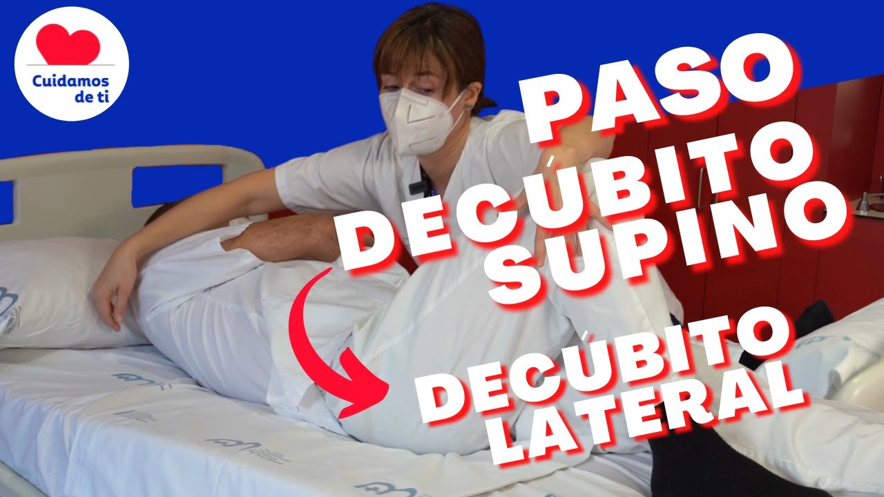 🙌 Movilización de pacientes | Paso decúbito supino a decúbito lateral