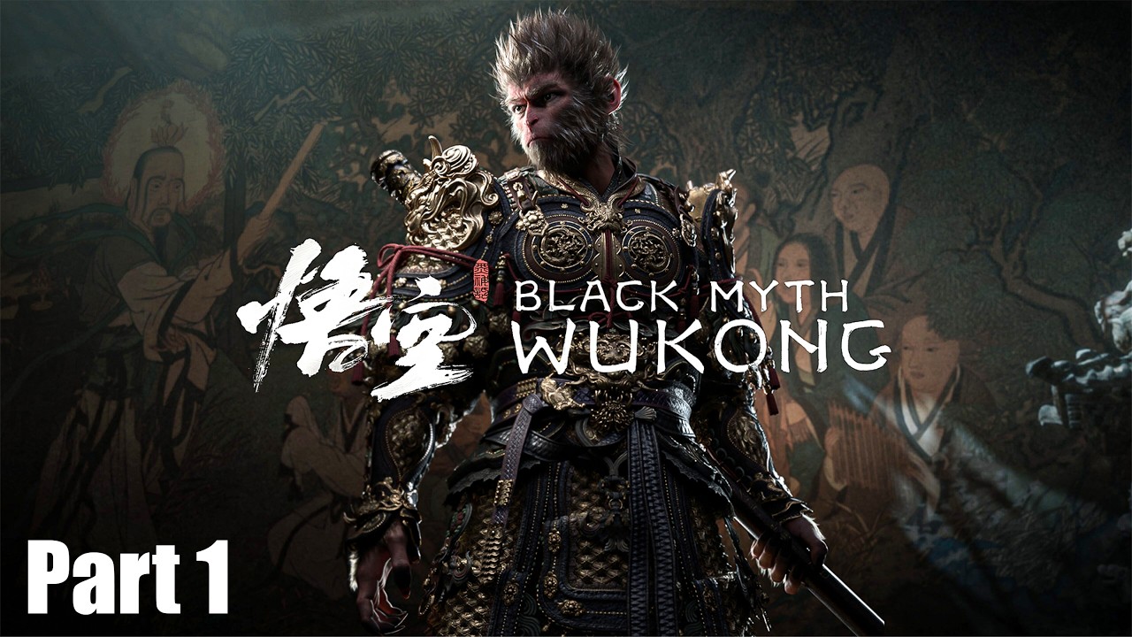 Прохождение игры Black Myth Wukong, часть 1 – Вступление и первый босс (полная версия игры)