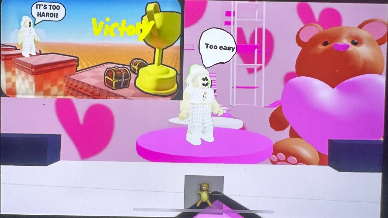 VALENTINE￼S OBBY NEW UPDATE FUN OBBY EASY TO HARD PLAY WITH WINTERFLAKE ROBLOX SUBSCRIBE