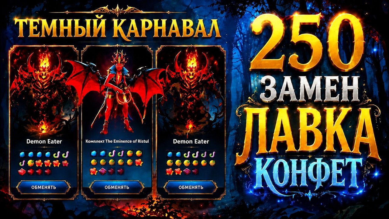 ЧТО ВЫПАДЕТ ЗА 250 ЗАМЕН В ЛАВКЕ КОНФЕТ / 3 АРКАНЫ СРАЗУ В ЛАВКЕ КОНФЕТ / КОНФЕТНЫЙ КАРАВАН ДОТА 2