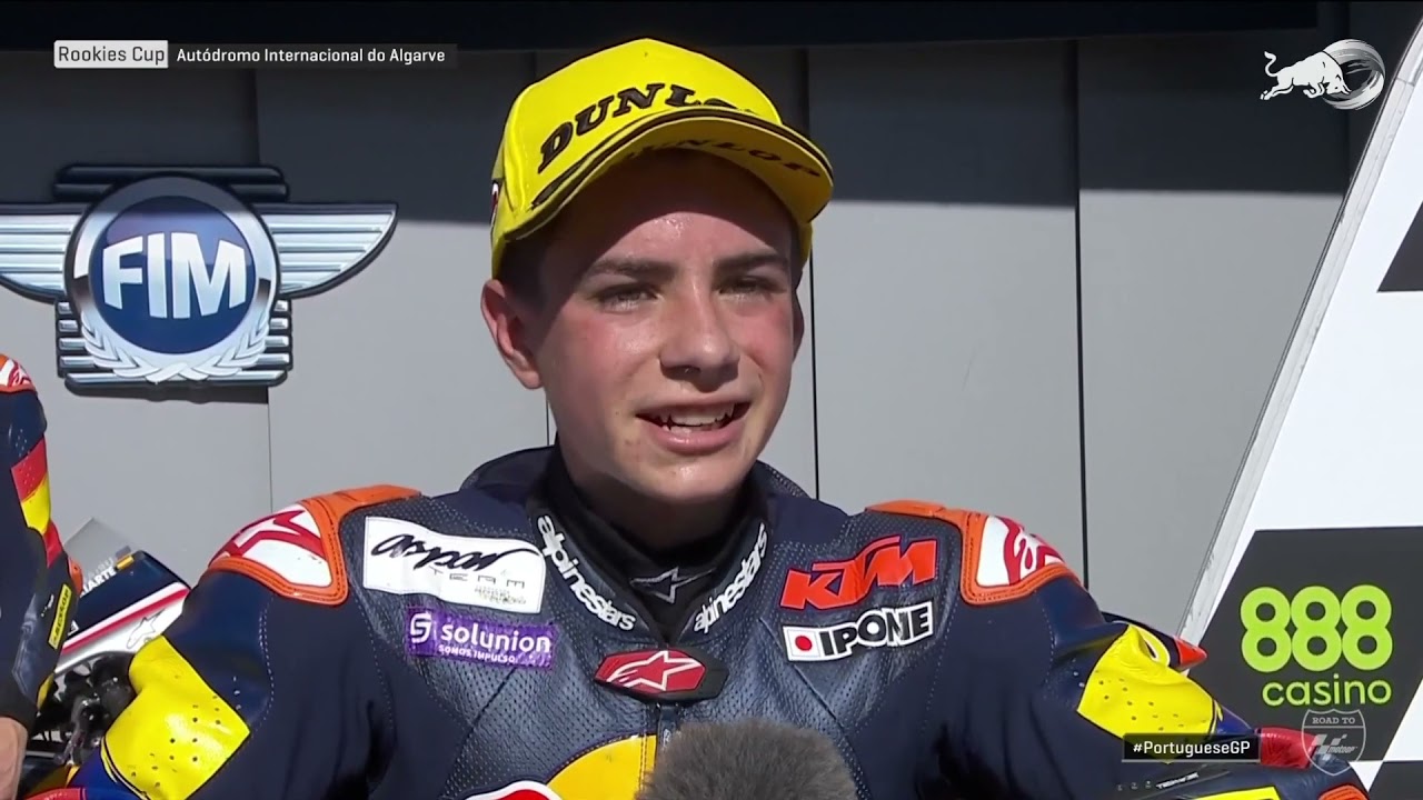 David Alonso  Interview  Red Bull Rookies Cup 2021 |  Portim&atilde;o, Portugal - Race 1
