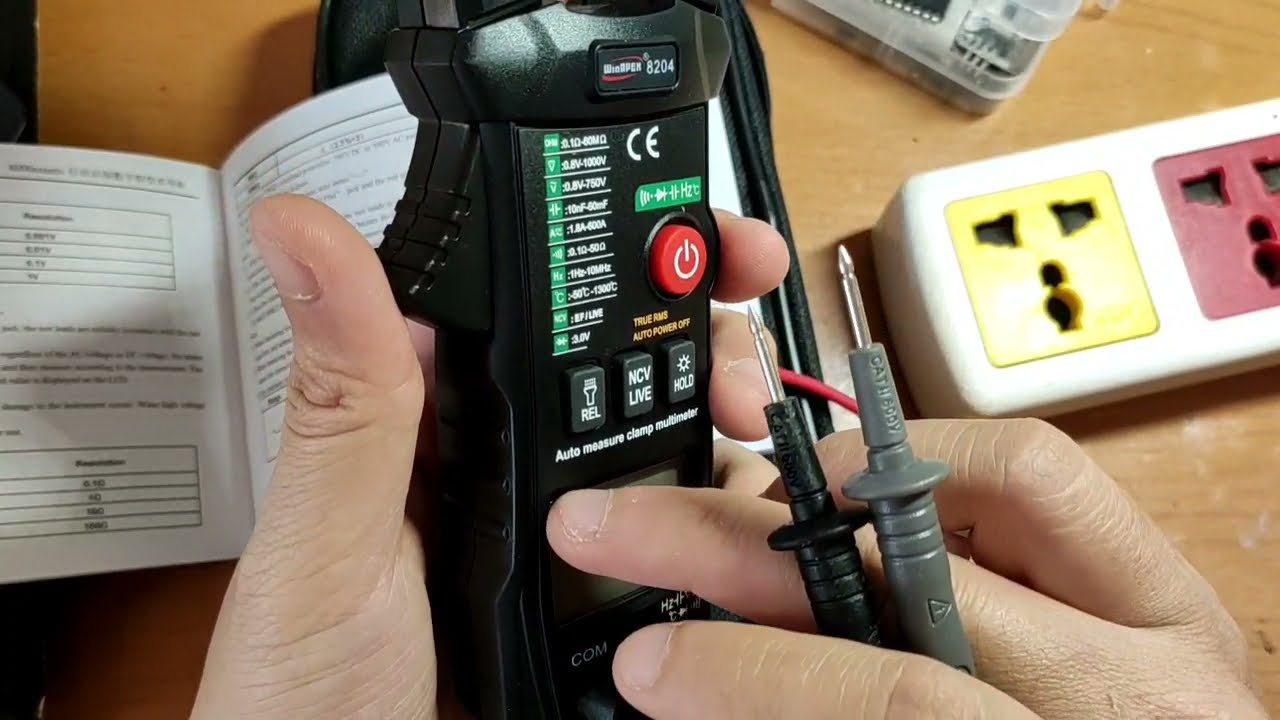 Đồng hồ vạn năng, ampe kìm cao cấp Winapex 8204 full chức năng