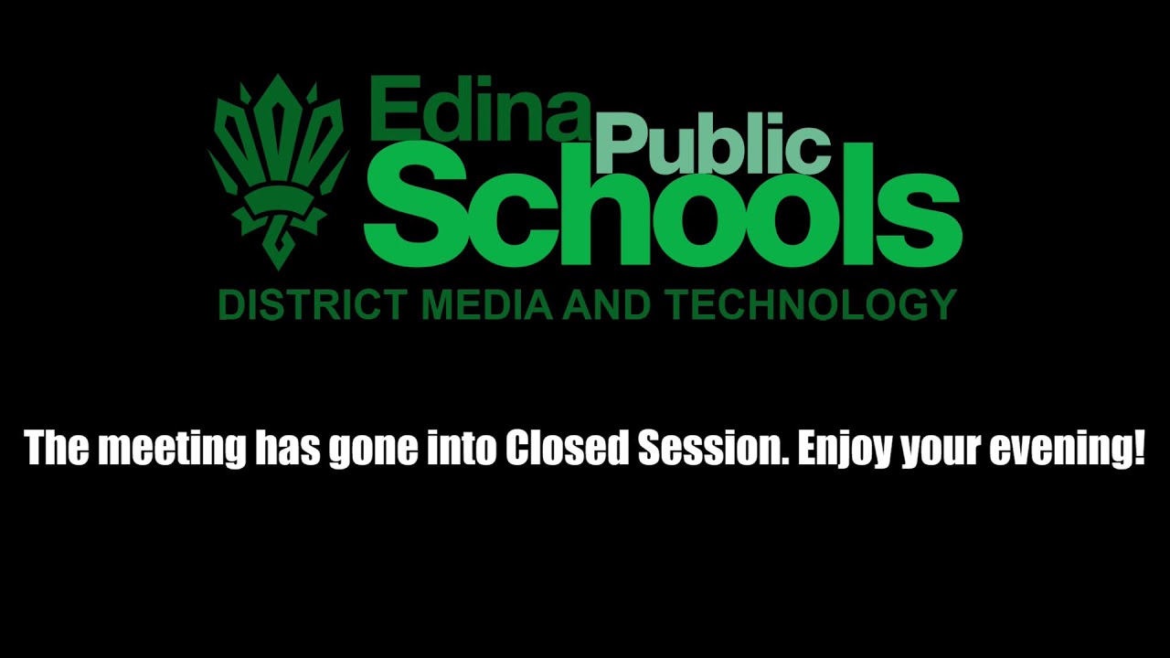 Edina Public Schools - School Board Regular Meeting August 11th, 2025