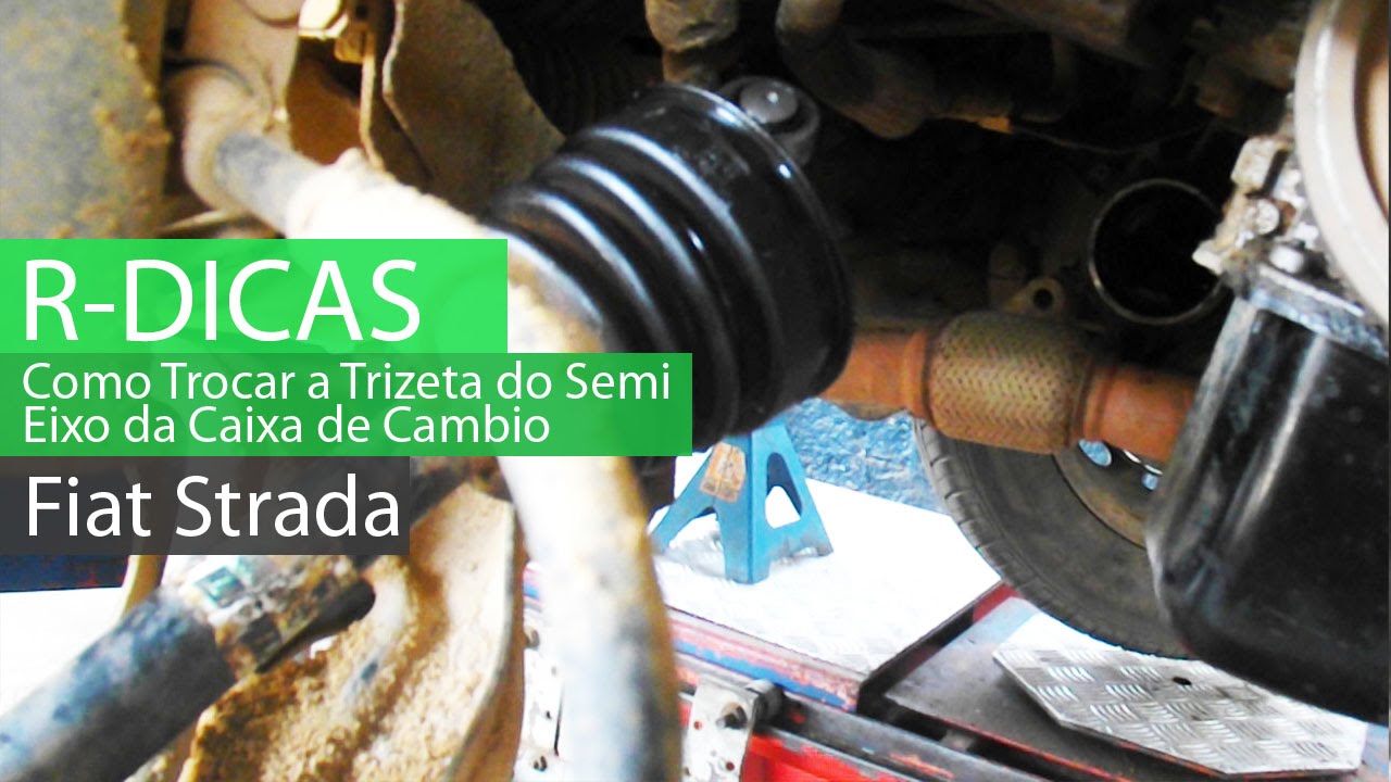 Fiat Strada com Problema de Vibração Estranho, Como Trocar a Trizeta do semi eixo.