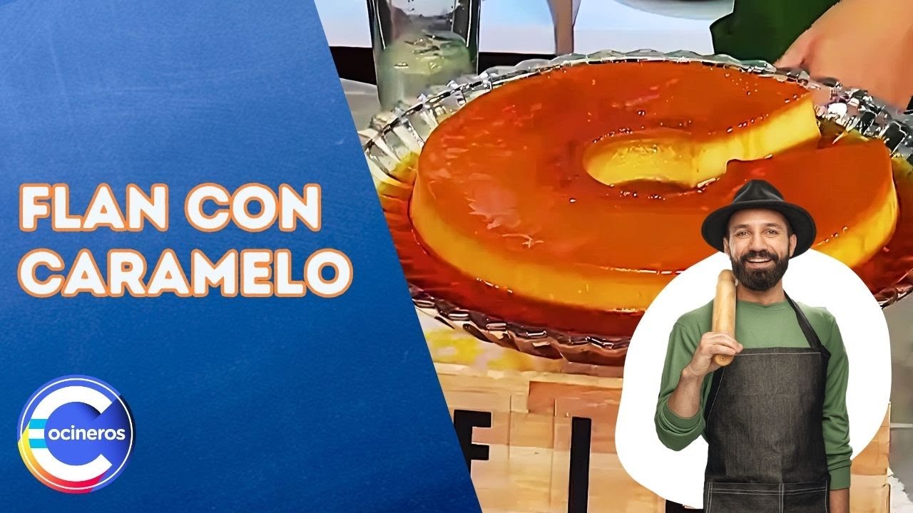 Cómo hacer FLAN CON CARAMELO 🍮❤️ La receta más fácil y tradicional 🤤 Cocineros argentinos