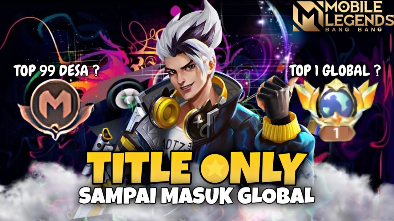 Namatin Mobile Legends sampai Top Global 1 Claude Only