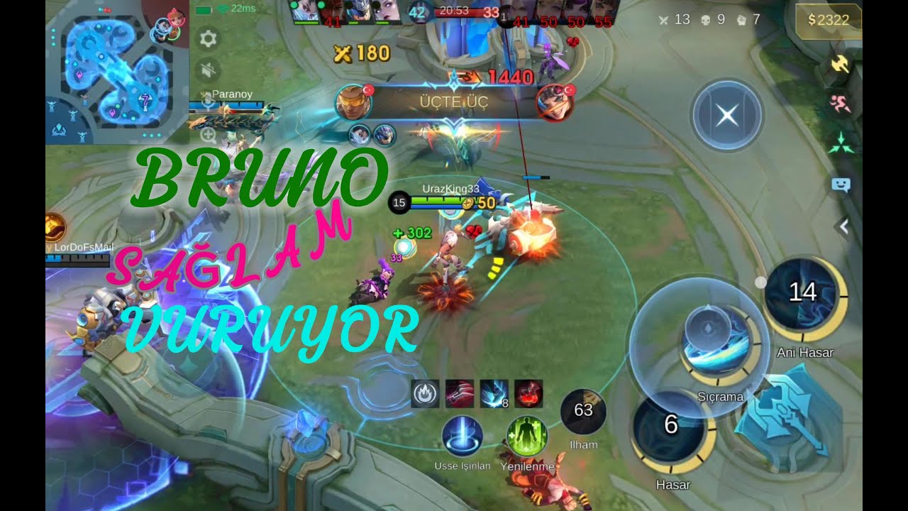 MOBİLE LEGENDS BRUNOO❗MAÇ BAŞLASINN..