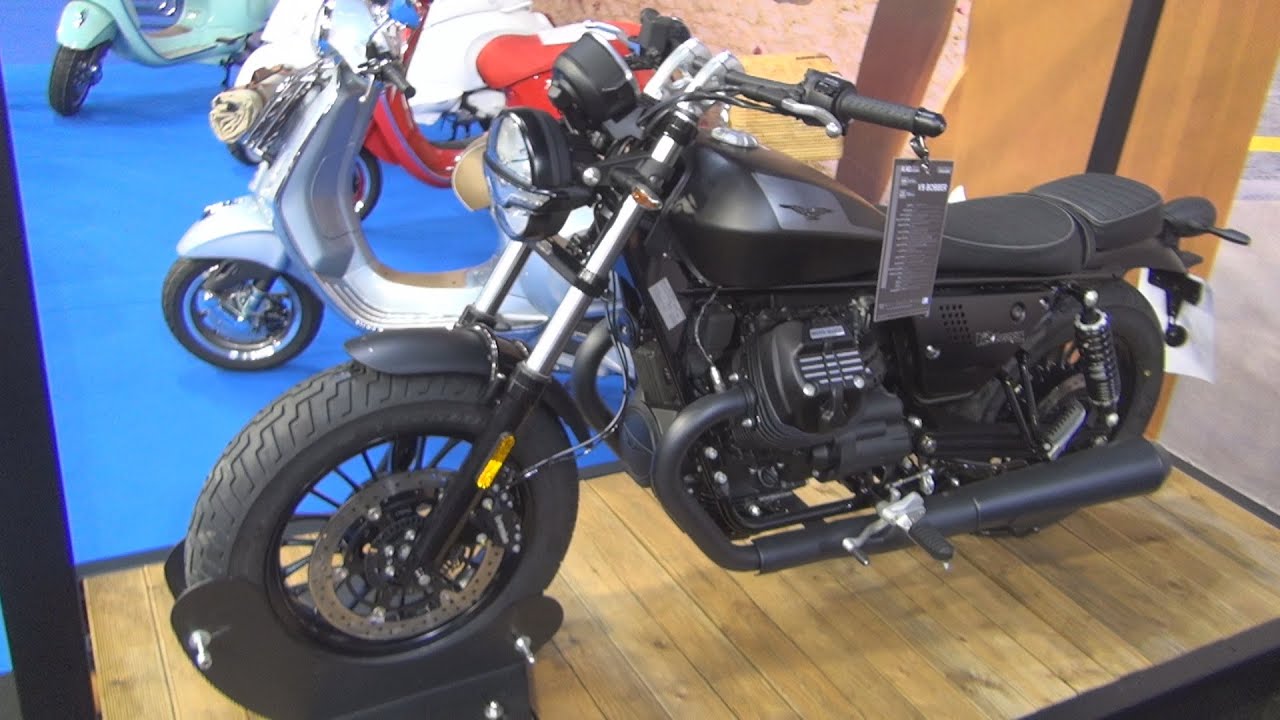 Moto Guzzi V9 Bobber Motorcycle (2023) Exterior and Interior