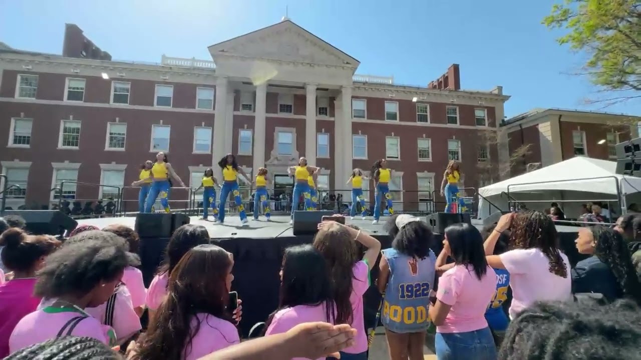 The SGRHO's Came To Put On A Show! | Sigma Gamma Rho Spring 2025 YardShow Howard University