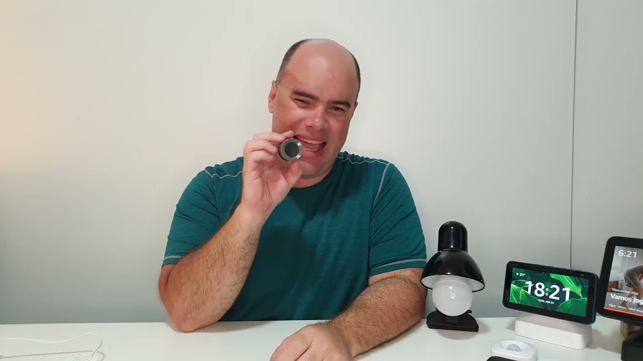 Botão de cena com função de rotação que altera brilho de lâmpadas #tuya #dimmer