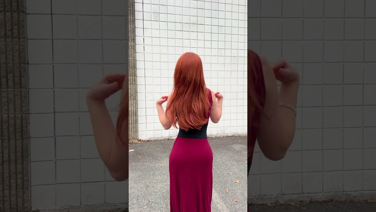 🔥 Red Hair, Red Dress, Red Hot! | #MTFStyle #Crossdressing