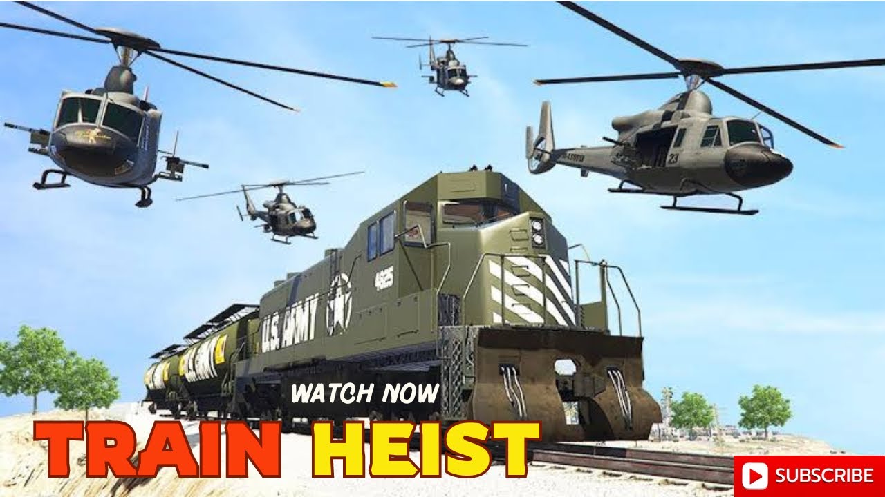 GTA 5 l Train Heist I Gameplay 17