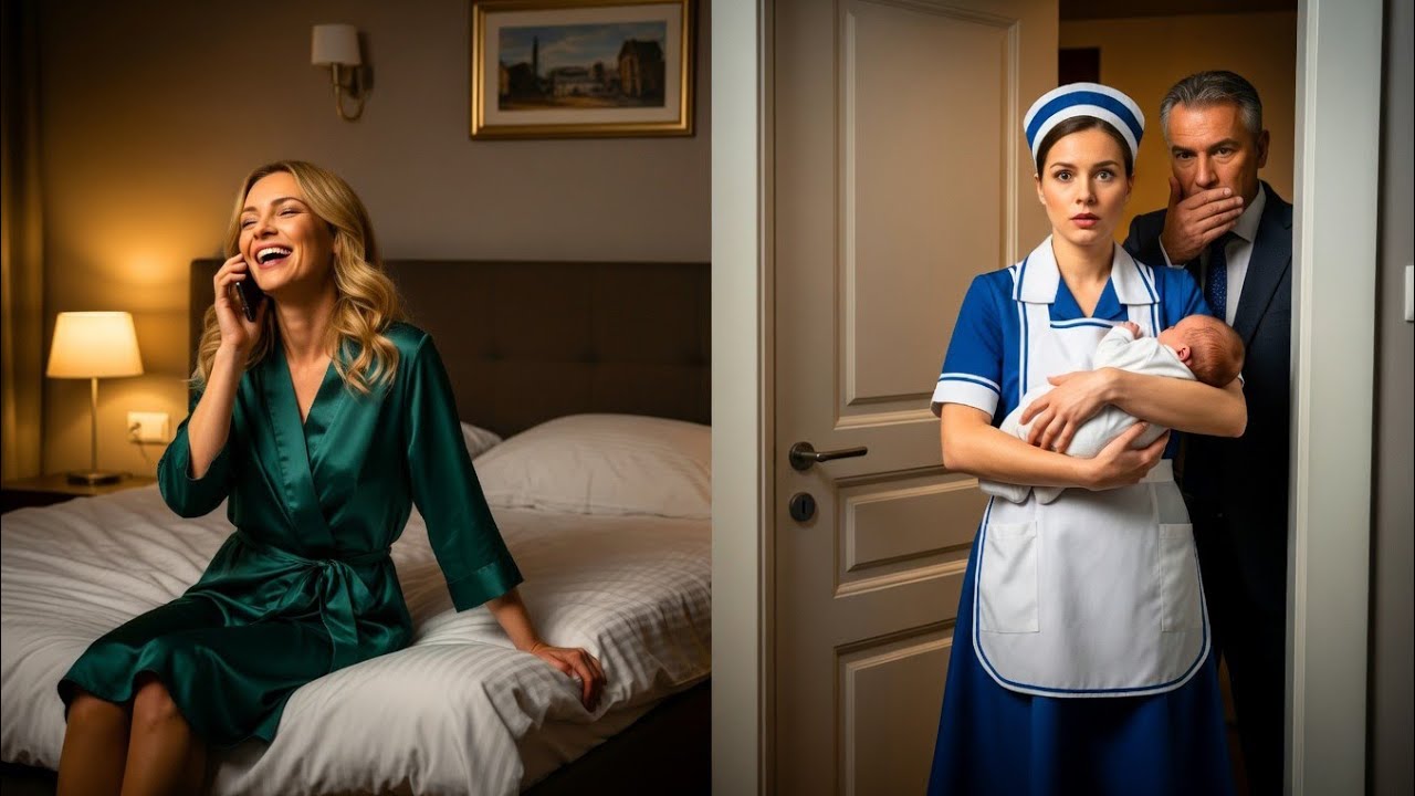 Тише… ПОСЛУШАЙ твоя невеста ГОВОРИТ ПО ТЕЛЕФОНУ — сказала няня