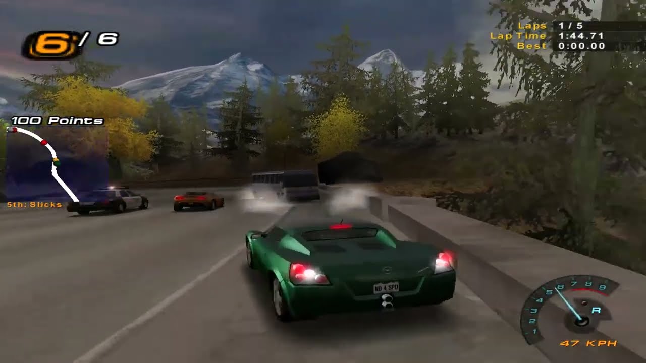 ALPINE TRAIL KNOCKOUT  - Need for Speed: Hot Pursuit 2