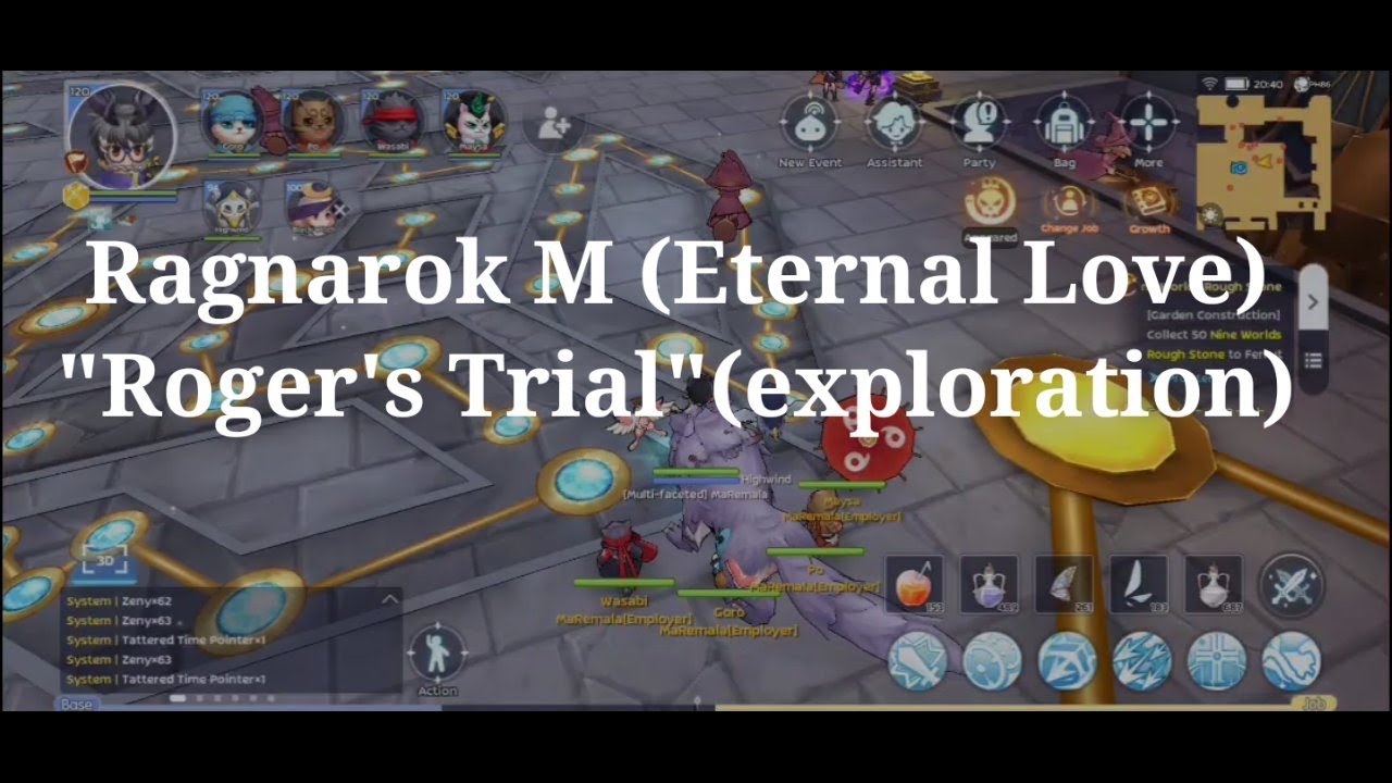 Ragnarok M(Eternal Love)-Rogers Trial(exploration)