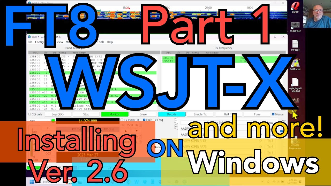 Latest Version Setup Icom 7300 PRESET FT8 WSJT-X Install, Setup, In-depth video with DXPedition QSO