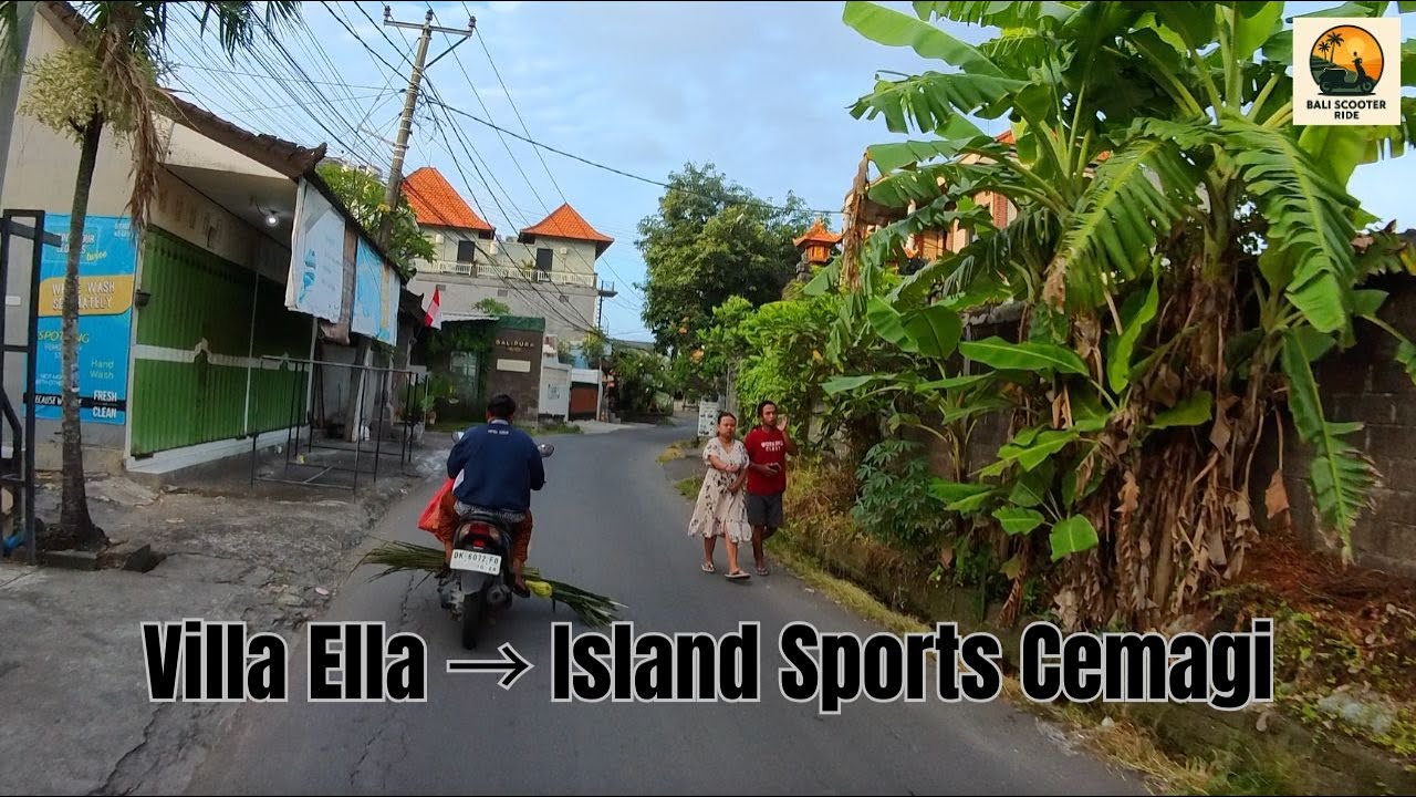 Bali Scooter Ride | Villa Ella to Island Sports Club (Cemagi POV, morning, 6:35am, 11 October 2025)
