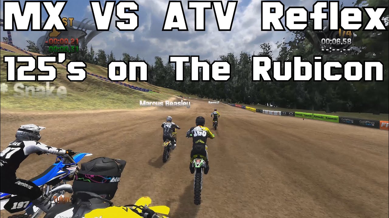 mx vs atv reflex 125's on The Rubicon
