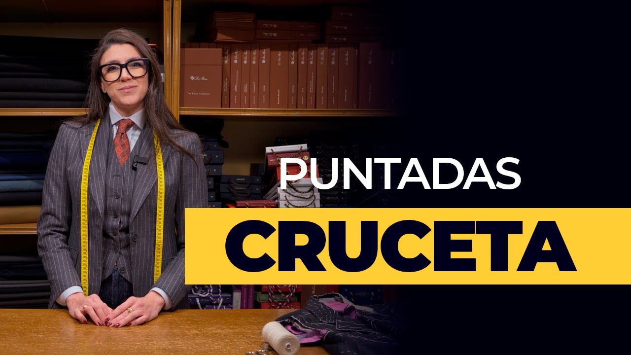 SASTRERÍA ARTESANAL - PUNTADA DE CRUCETA