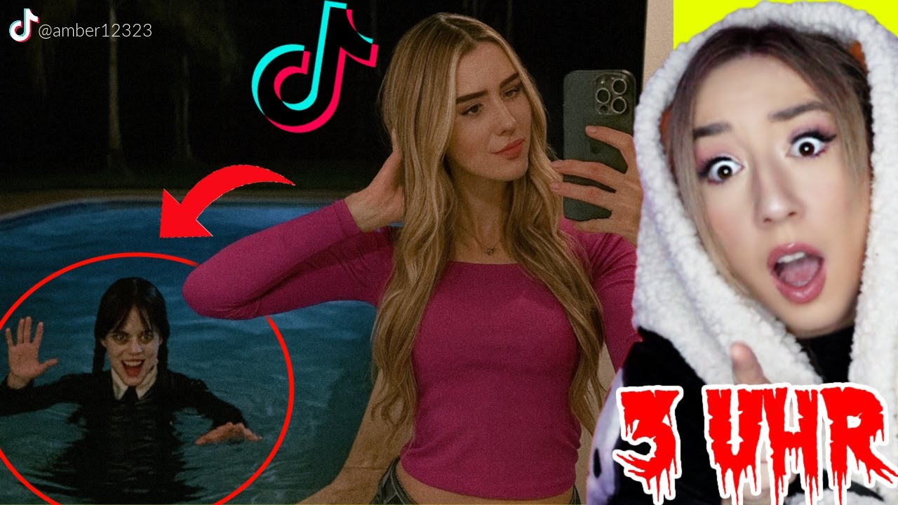 TIKTOK die DICH zum SCHREIEN bringen (Mache nicht nachts TIKTOKS vor POOL wenn WEDNESDAY drin ist)