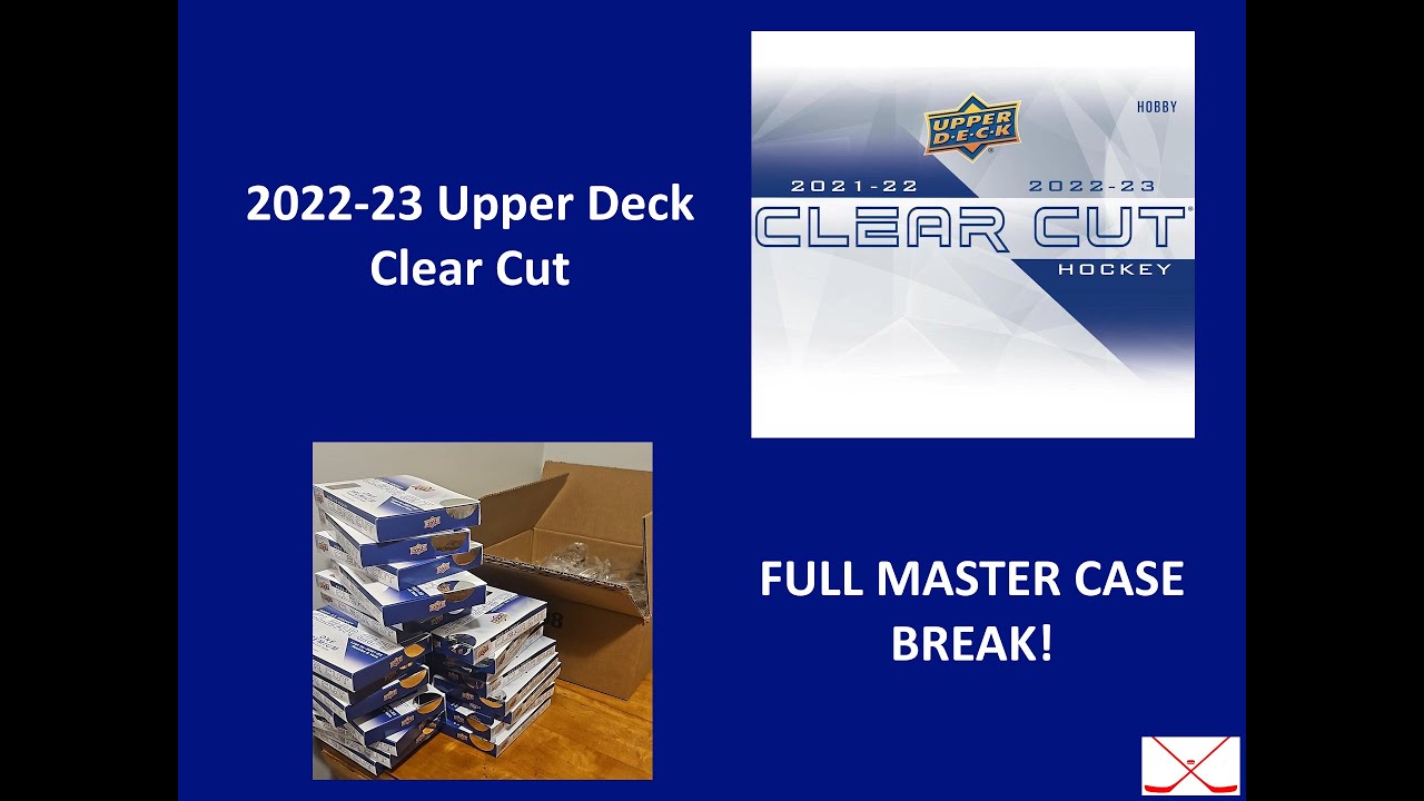 2022-23 Upper Deck Clear Cut - Full Master Case Break!