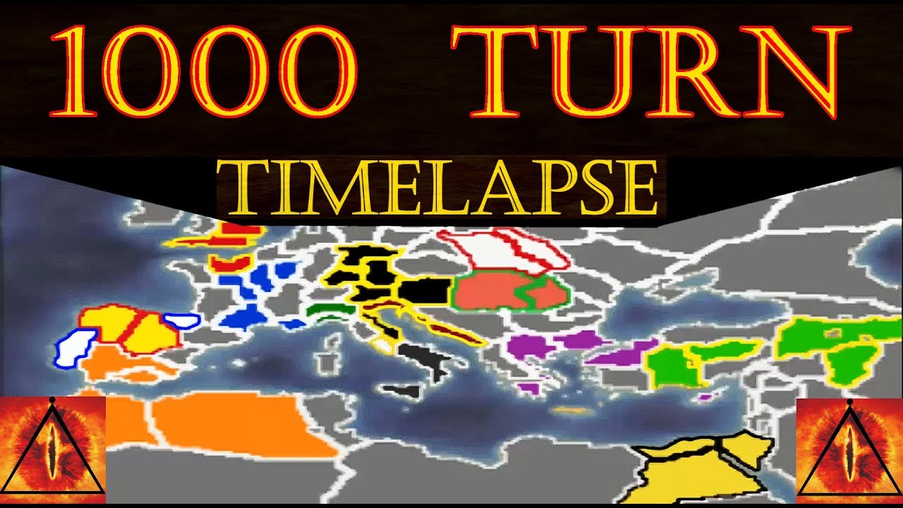 1000-ходовая покадровая съёмка: Medieval 2 Total War (только ИИ)