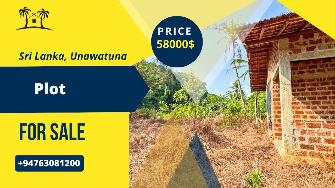 Land for sale in Unawatuna, Sri Lanka