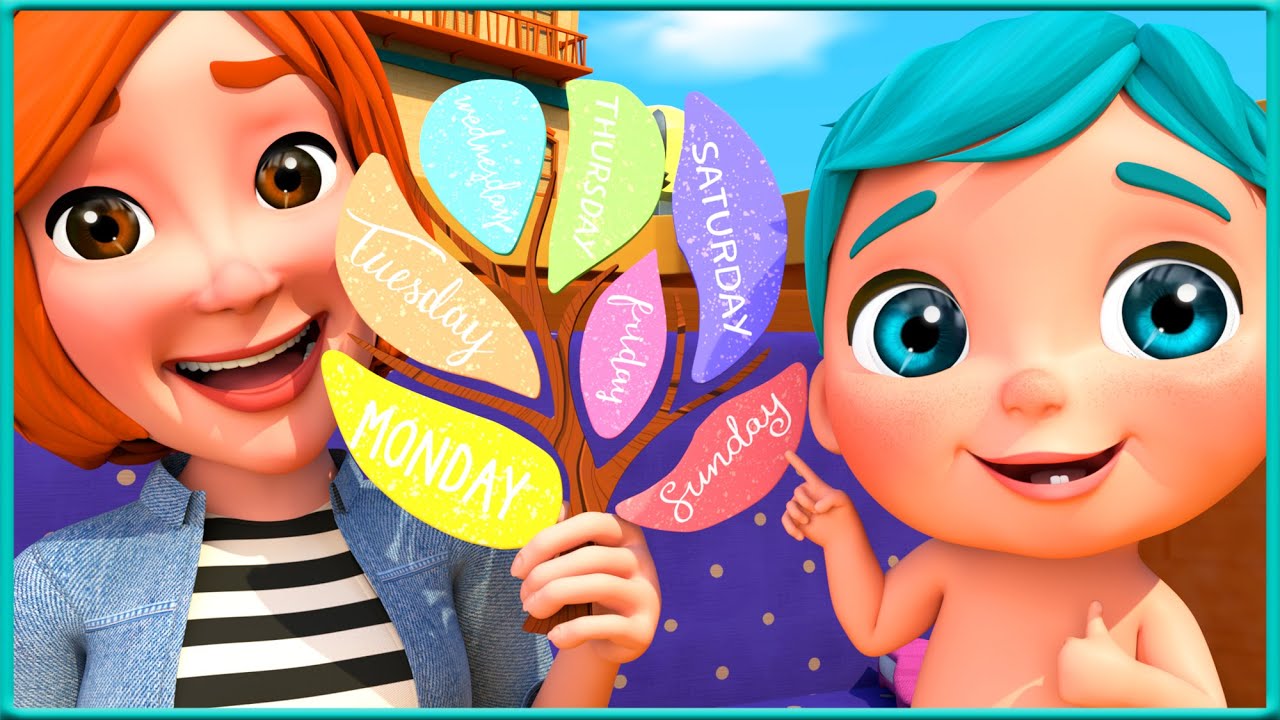 Cantemos los Días de la Semana | canciones infantiles y rimas infantiles  @SuperLucaEspanol