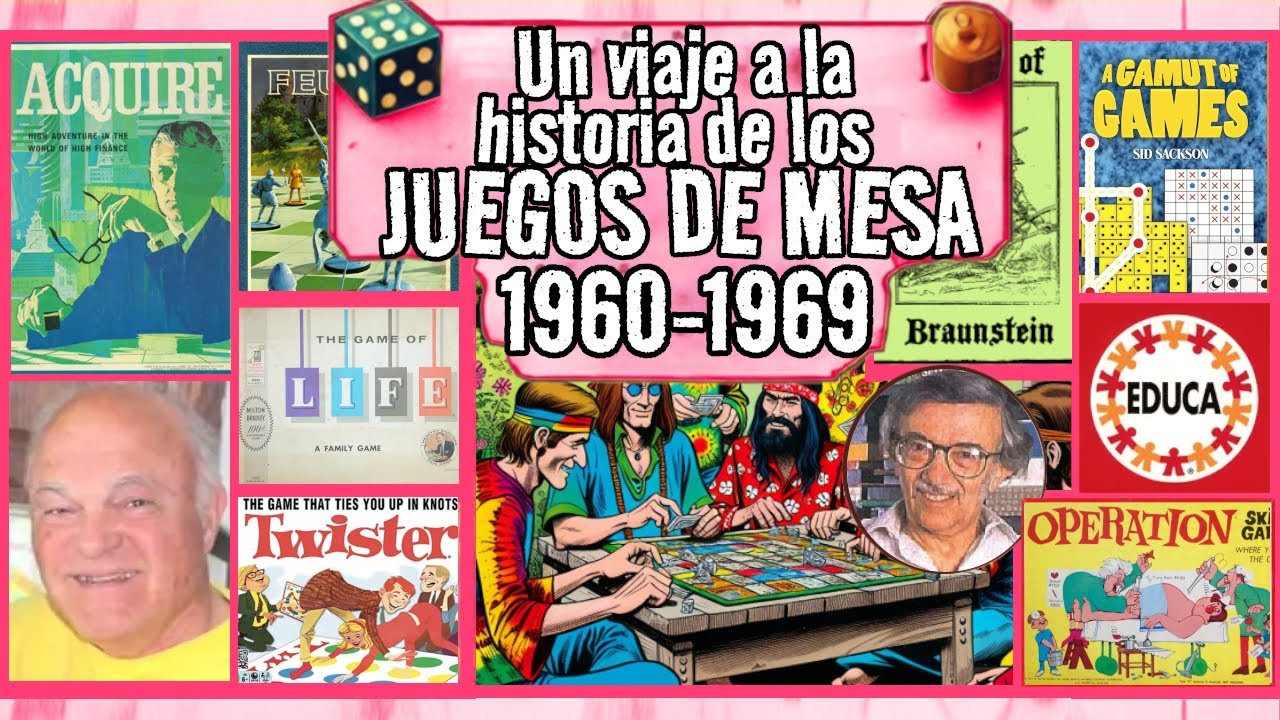 Viaje a la Historia de los juegos de Mesa 1960 a 1969