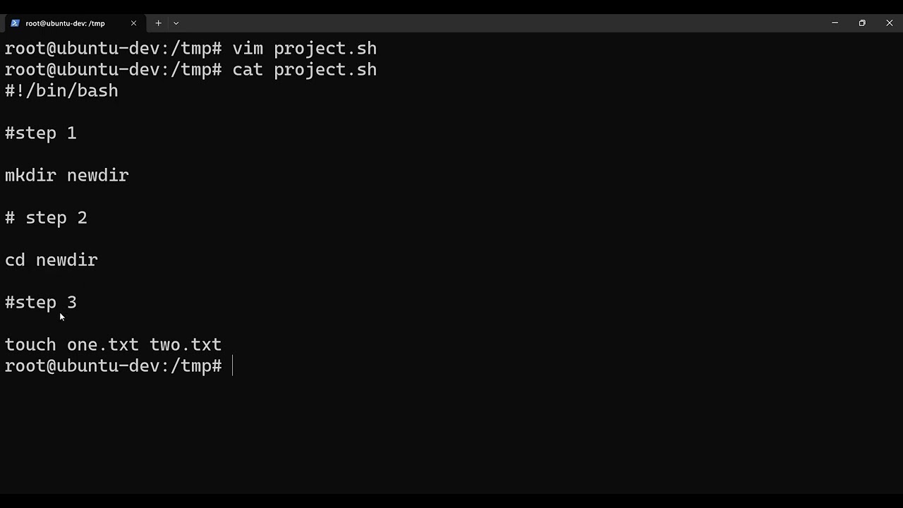 My First Shell Script Project | #devops #linux #aws #azure #ubuntu