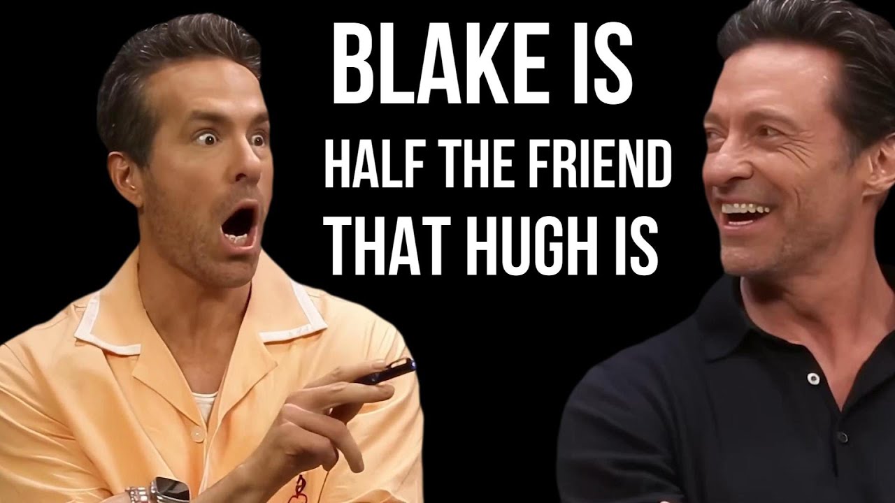 ryan reynolds and hugh jackman being super duper chaotic