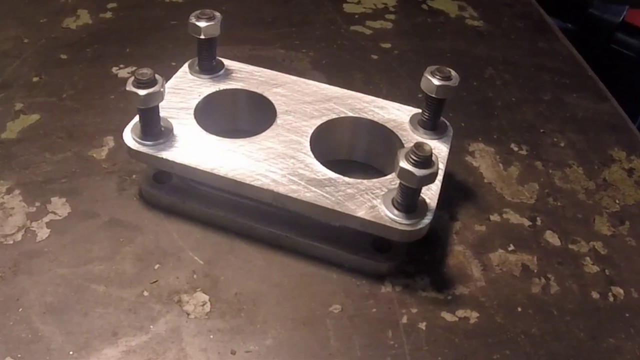 Making a Weber DGV to DCNF adapter on a Tormach PCNC 1100