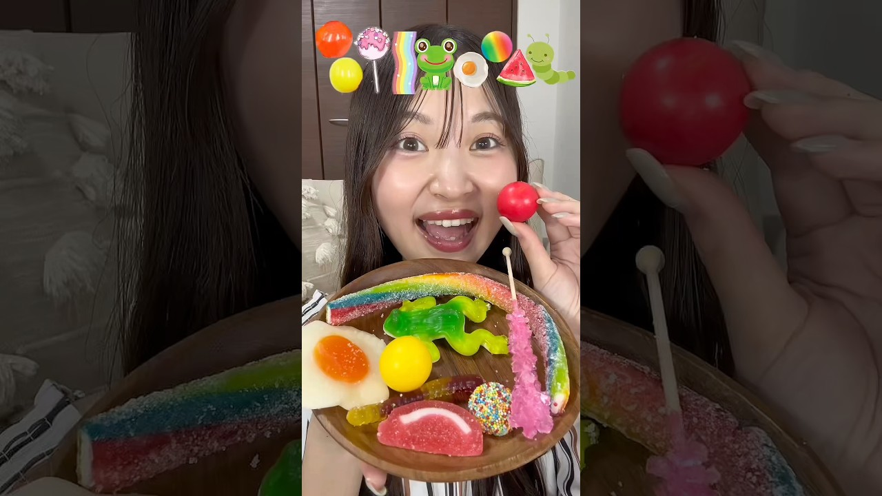 【爆食ASMR】量り売りのお菓子🍭硬いガム久々に食べてみたら顎無双してたかも😇#shorts #爆食 #お菓子 #咀嚼音 #モッパン #asmr