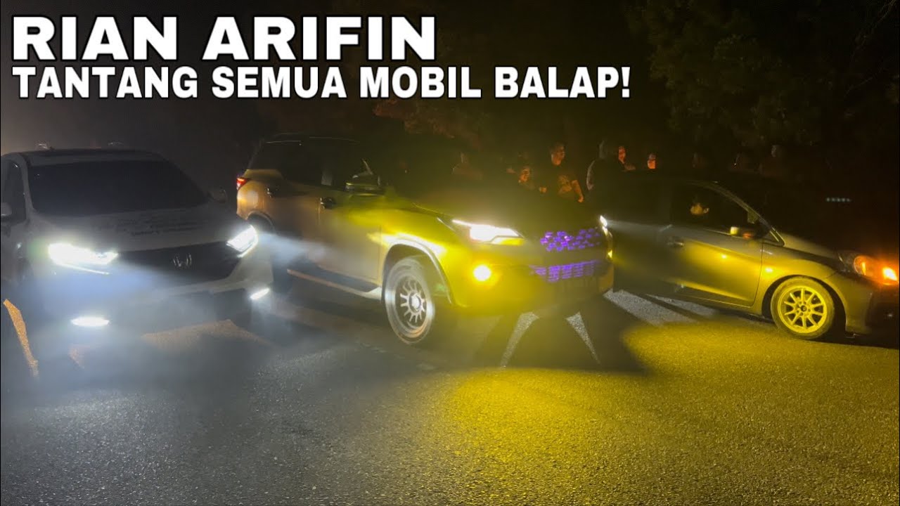 Sebelum Balap Mobil Rian Arifin Tantang Semua Mobil Yang Ikut Balap!