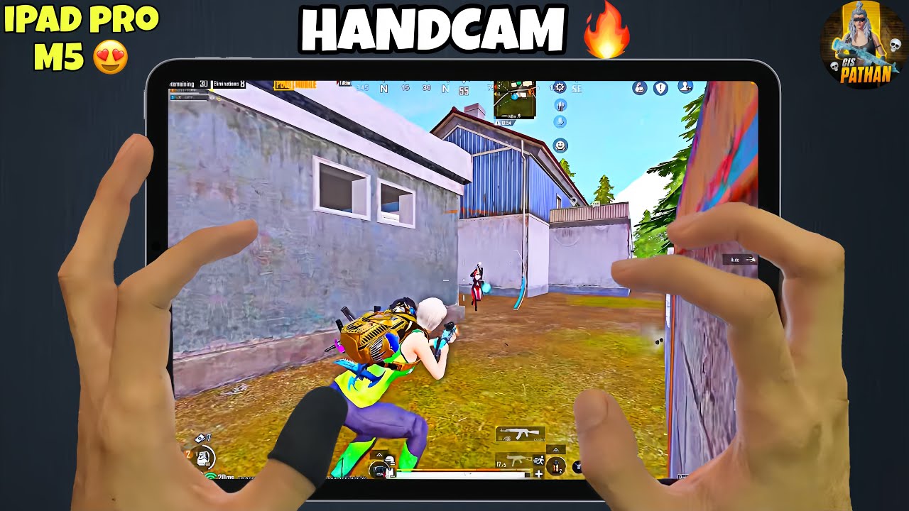 iPad Pro m5 😍 PUBG HANDCAM Smooth + 120 FPS 🔥 pubg test / Gameplay/ Best sensitivity