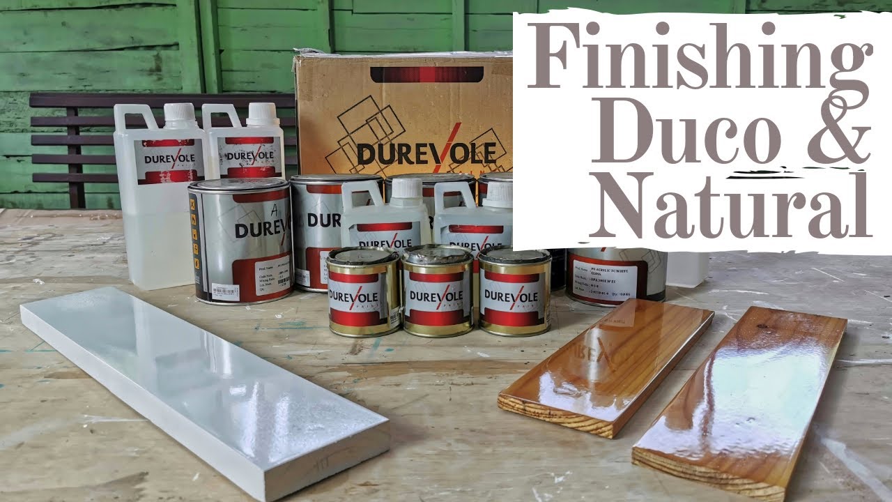 Review cat Durevole | Finishing  natural & Duco cat Durevole |  High gloss 95% & hardness 5-6 H