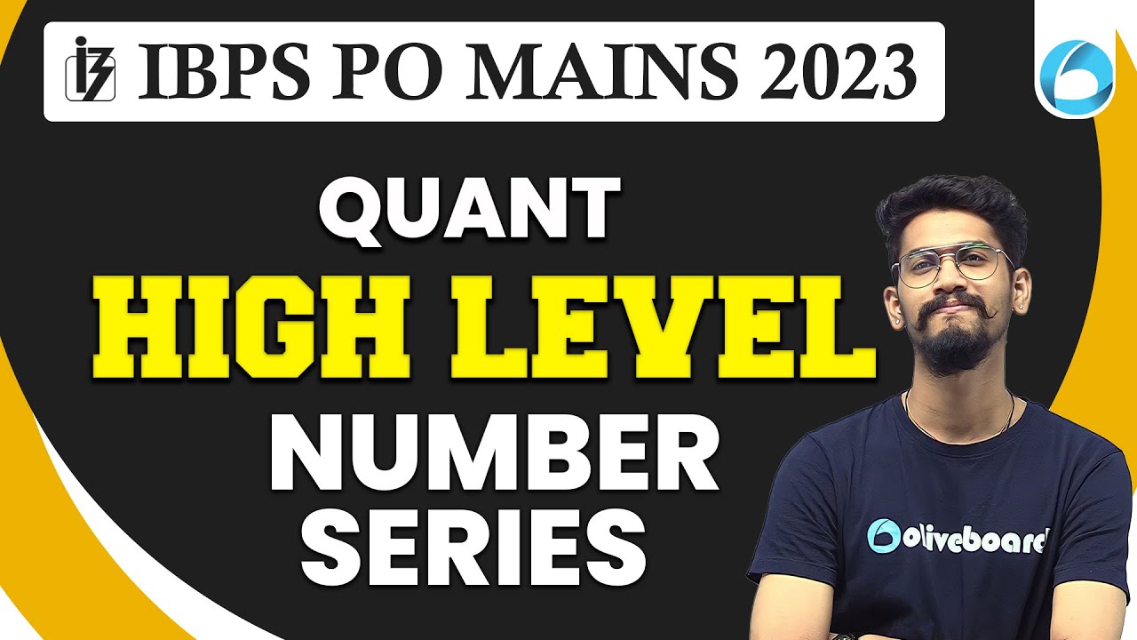 Number Series For IBPS PO Mains | IBPS PO Mains 2023 | Quant | High Level | Quant By Yashraj Sir