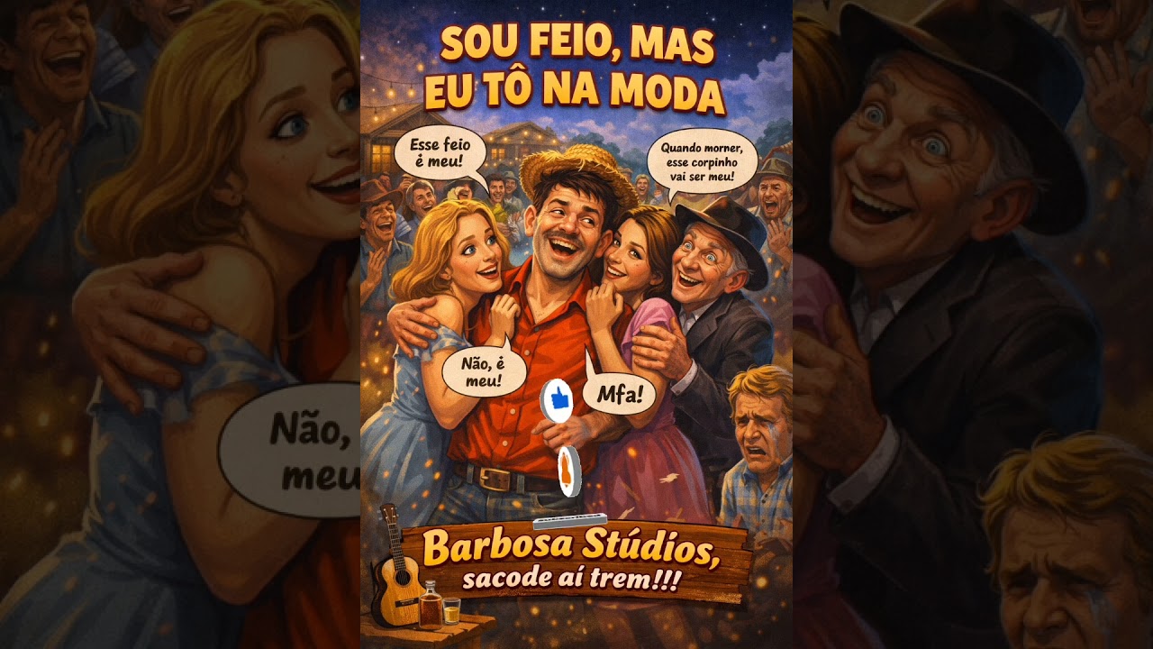 Sou feio, mas tô na moda (vanerão sertanejo caipira)