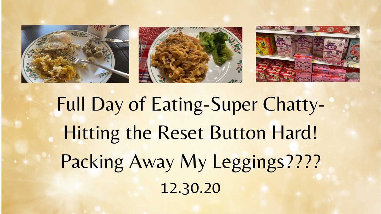 Full Day of Eating for Weight Loss | Very Chatty Day | Packing Away My Leggings???