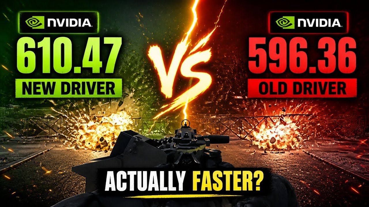 NVIDIA 610.47 vs 596.36: Is the New Driver Actually Faster?