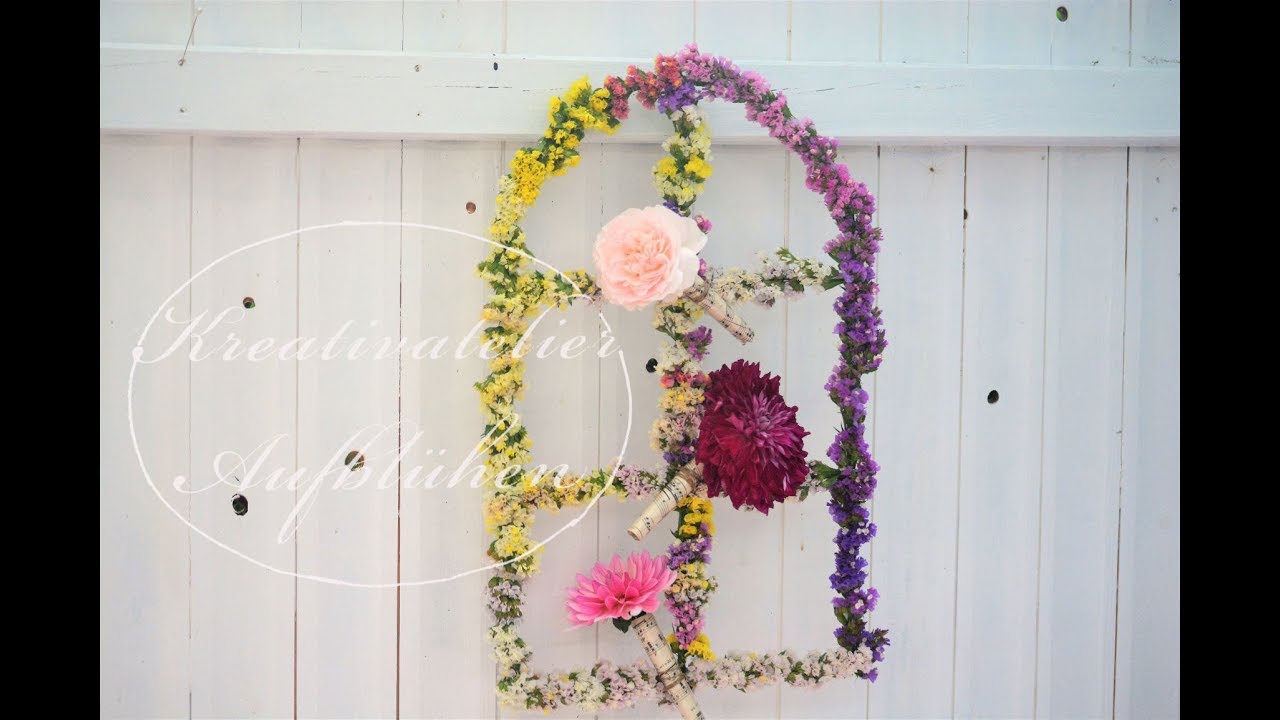 DIY: Kreativen Türschmuck selber machen - Blumen & Deko im Sommer