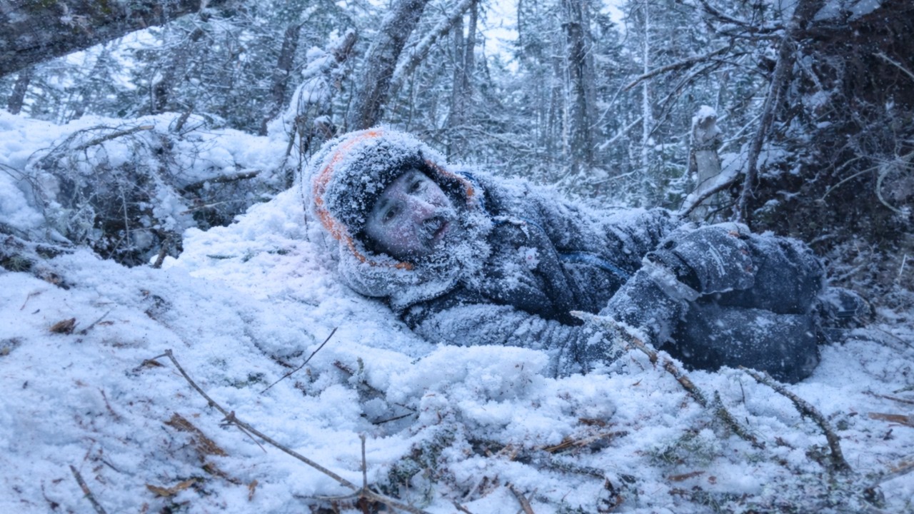 How Did This Guy Survive In The Winter Woods?