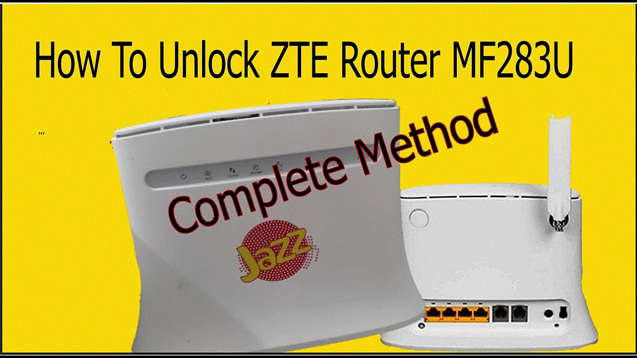 How To Unlock ZTEJazz Home Wifi Router MF283U Kaanpe taang solution one Click Unlock solution