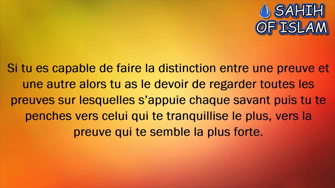 Le musulman et la divergence -Cheikh al Albani-