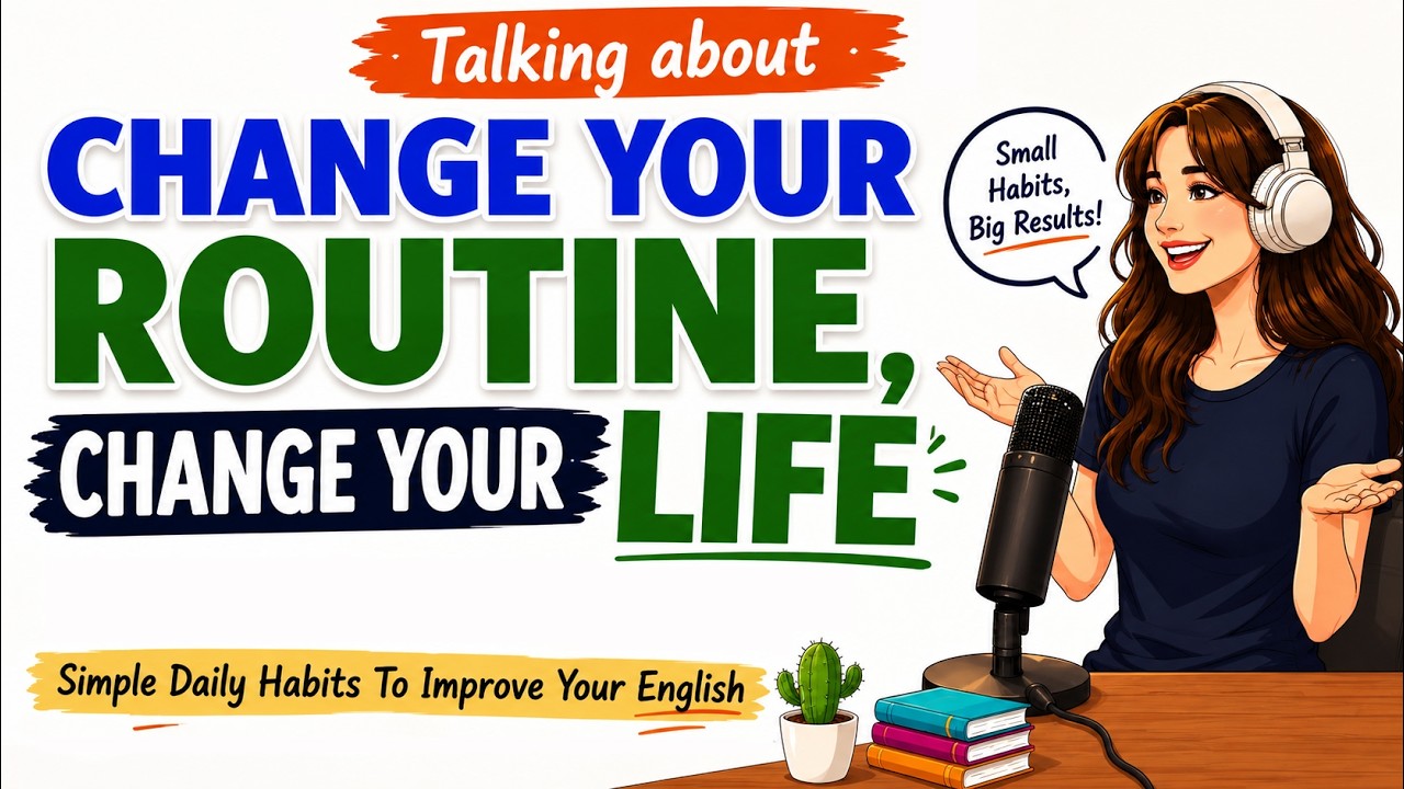 English Rise Podcast | Daily Habits to Improve Your English | Change Your Routine, Change Your Life